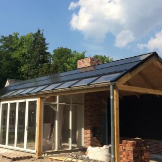 BiTile Voldak met integratie van een lichtstraat